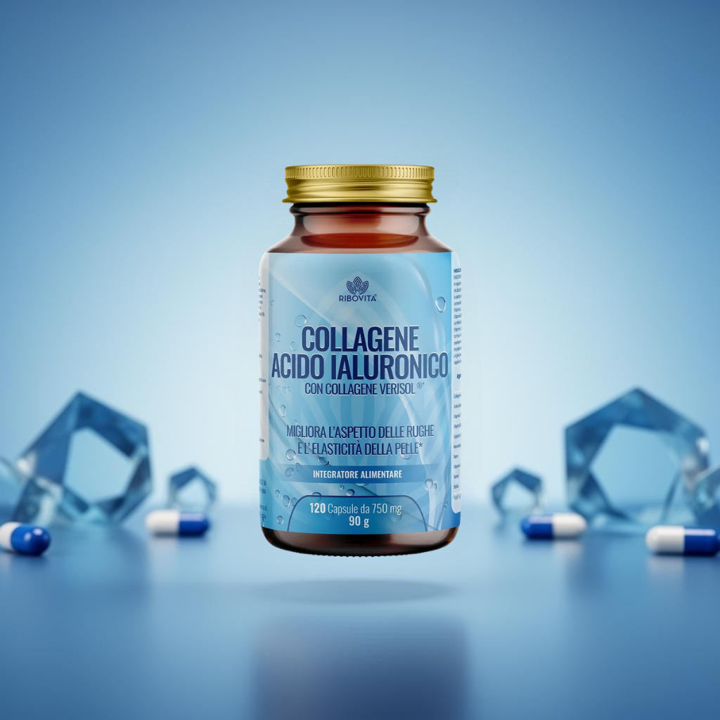 Flacone premium di integratore nutraceutico per ecommerce